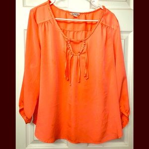 Orange light weight tunic